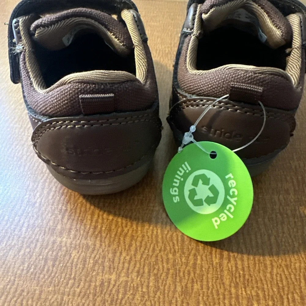 Stride Rite Baby Boys‎ SM Jodie Sneaker, Brown, 3M Infant NEW
